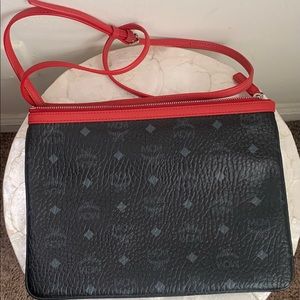 MCM Crossbody Pouch in Visetos